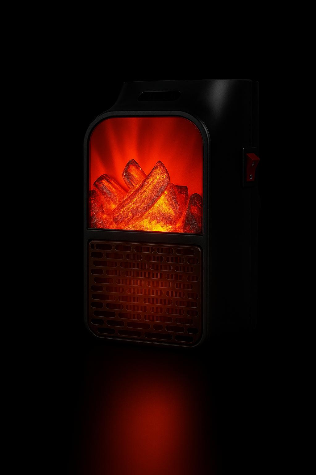 🔥 CALEFACTOR POTENTE 1000W™ – Calefactor portátil POTENTE efecto chimenea 1000 W ¡Adiós al frío congelante! 🪵