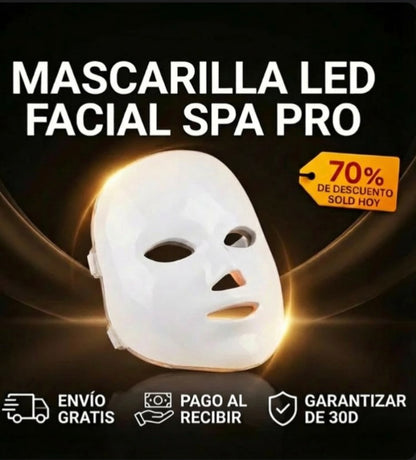 ✨Mascarilla LED de terapia💆‍♀️- La luz que transforma tu piel 💫