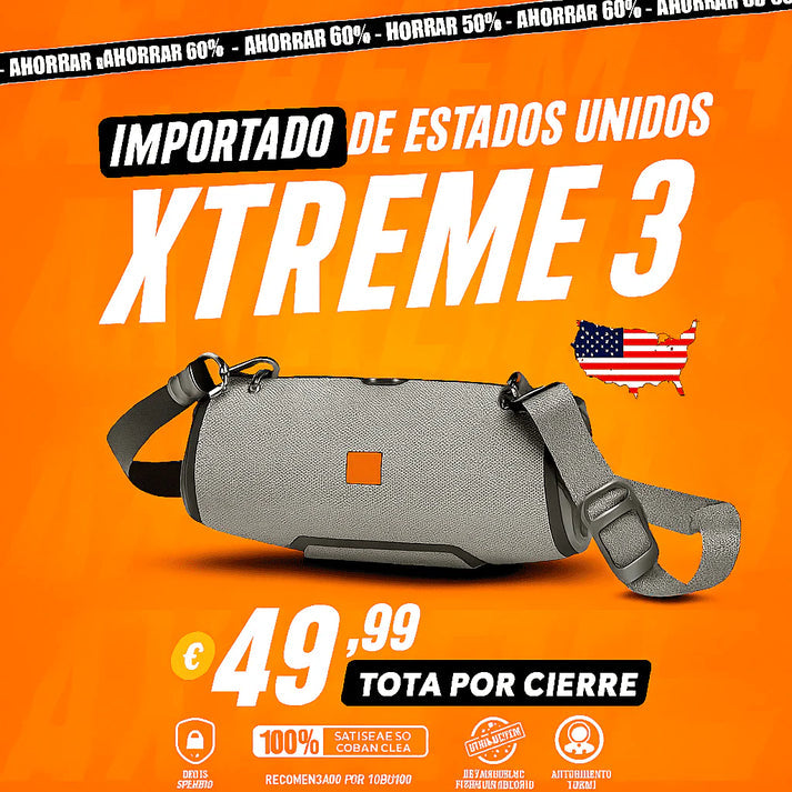 !XTREME 3 - GRAVES POTENTES SONIDOS INCREÍBLE Y 73% DE DESCUENTOS