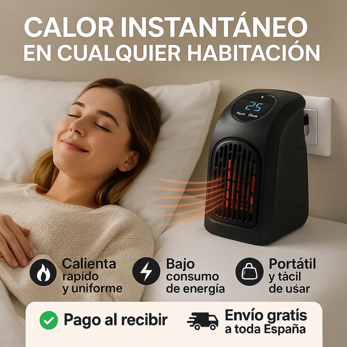 CALEFACTOR MAX PORTATIL -60% SOLO HOY APROVECHA + Calor inmediato sin gastar de más 🔥