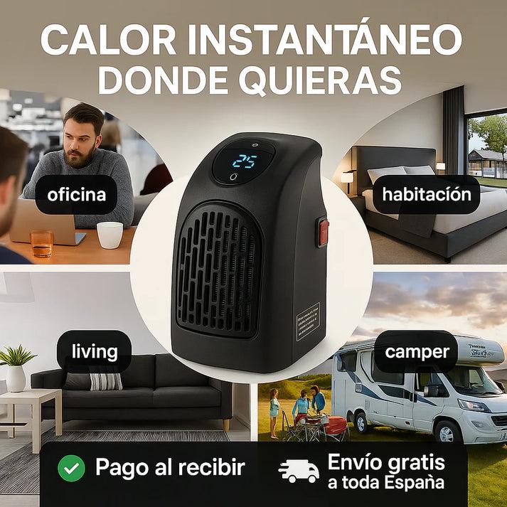 CALEFACTOR MAX PORTATIL -60% SOLO HOY APROVECHA + Calor inmediato sin gastar de más 🔥