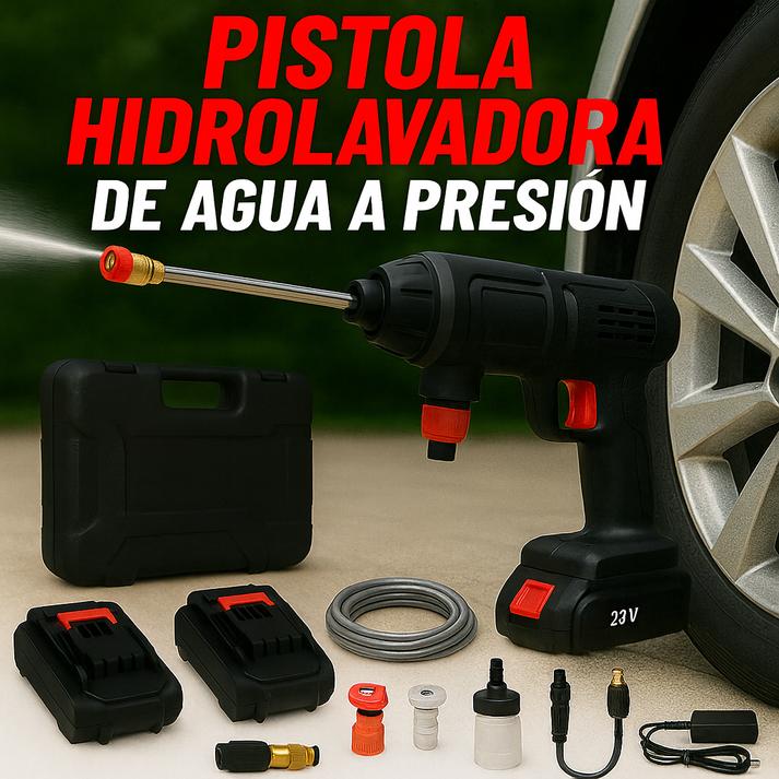💦 PISTOLA ALTA PRESIÓN PRO + 2 BATERÍAS 48 V CON ESTUCHE – ¡ÚLTIMAS UNIDADES! 🔥
