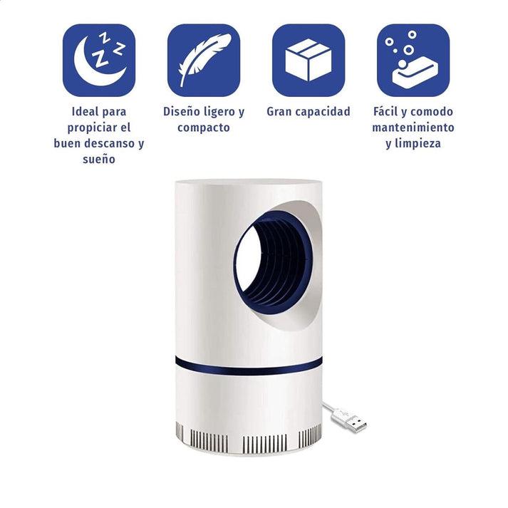 🔥 Lâmpada repelente de mosquitos EcoLED com sucção – Potente, design premium e eficiência garantida 🦟