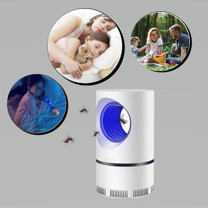 🔥 Lâmpada repelente de mosquitos EcoLED com sucção – Potente, design premium e eficiência garantida 🦟