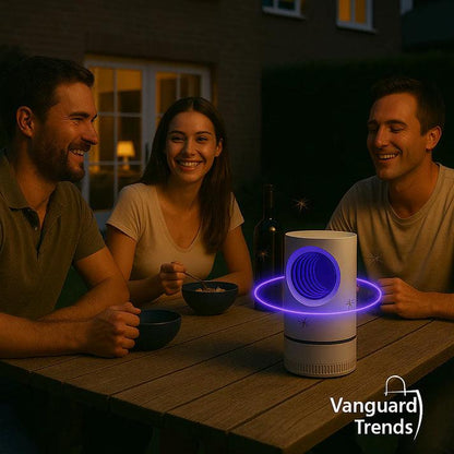 🔥 Lâmpada repelente de mosquitos EcoLED com sucção – Potente, design premium e eficiência garantida 🦟