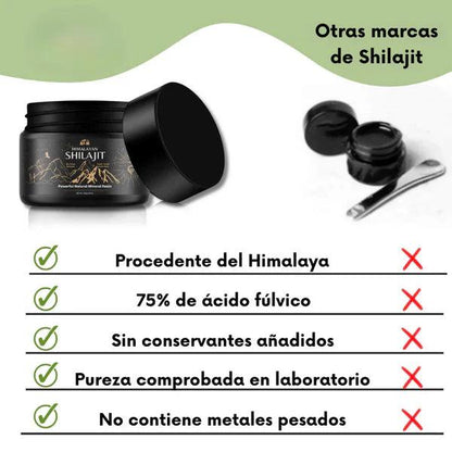 Shilajit 50g 100% Puro del Himalaya 💎 — Recupera tu Energía, Equilibra tu Vida, Transforma tu Bienestar.