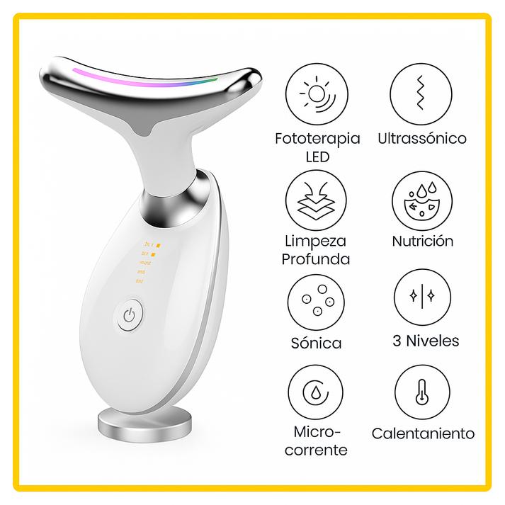 ✨ Masajeador Facial Premium – Antiarrugas y reafirma el cuello 🌈