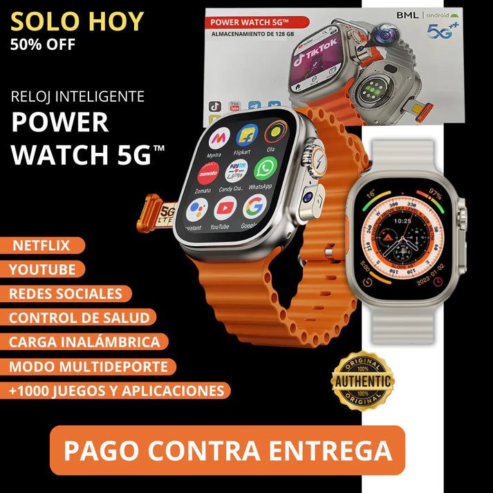 ⌚ Smartwatch Ultra PRO – ¡Oferta Irrepetible con 2 Pulseras GRATIS! 🔥