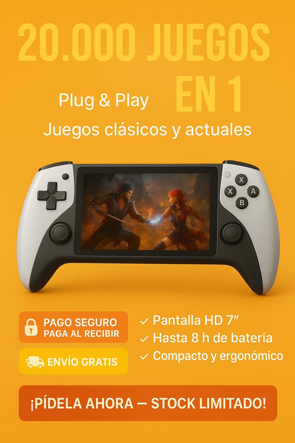 🚀 X9 Game Console – Pantalla IPS HD y Más de 20,000 Juegos Listos para Jugar -75% SOLO HOY 🔥