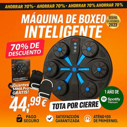 🎶 MÁQUINA DE BOXEO MUSICAL GRÁTIS + LUVAS PROFISSIONAIS DE MMA! 🥊 + Spotify Premium Grátis