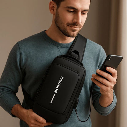 Bolso cruzado antirrobo negro - 70% SOLO HOY ¡APROVECHA AHORA!