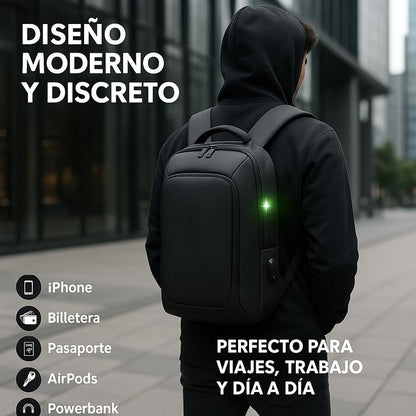 Bolso cruzado antirrobo negro - 70% SOLO HOY ¡APROVECHA AHORA!