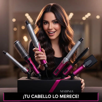 ✨  CEPILLO 5 EN 1 - LOOK PROFESIONAL EN CASA - OFERTA MEGA NAVIDAD 🔥