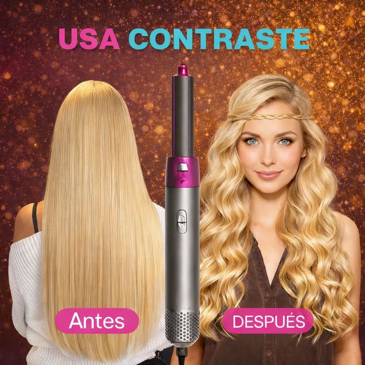 ✨  CEPILLO 5 EN 1 - LOOK PROFESIONAL EN CASA - OFERTA MEGA NAVIDAD 🔥