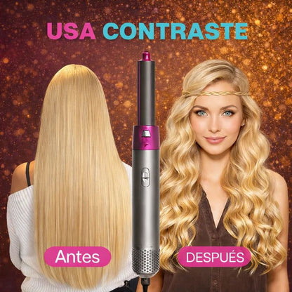 ✨  CEPILLO 5 EN 1 - LOOK PROFESIONAL EN CASA - OFERTA MEGA NAVIDAD 🔥