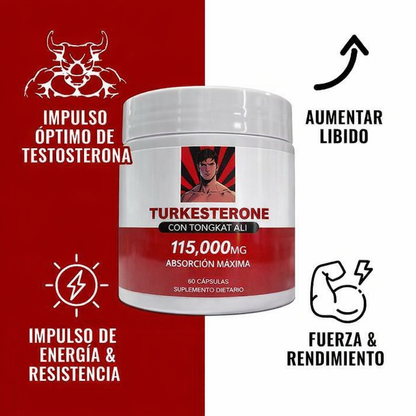 🔥TURKAX FORCE - TURKESTERONE ⚡ - aumento de masa muscular y recuperacion 🦁 SOLO HOY - 60%