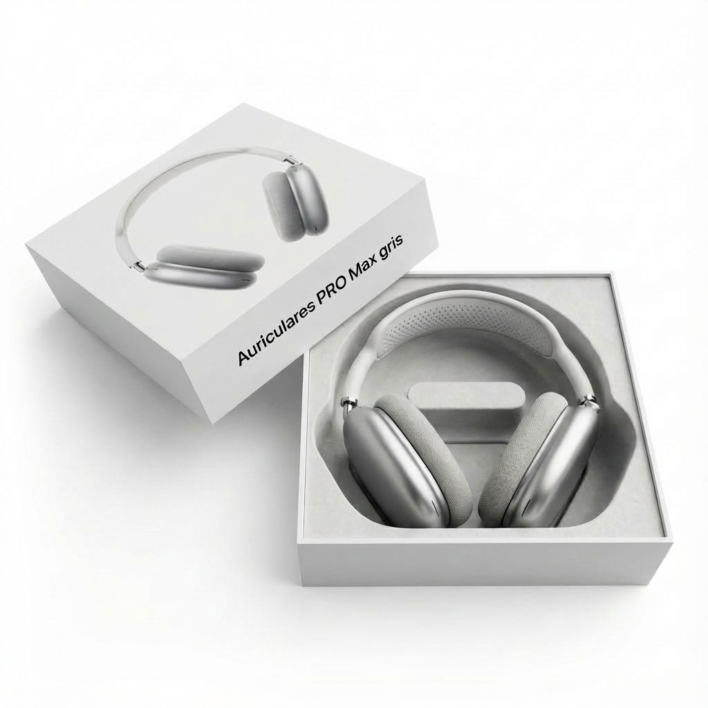 🎧 Auriculares PRO Max gris -70% SOLO HOY 🔥