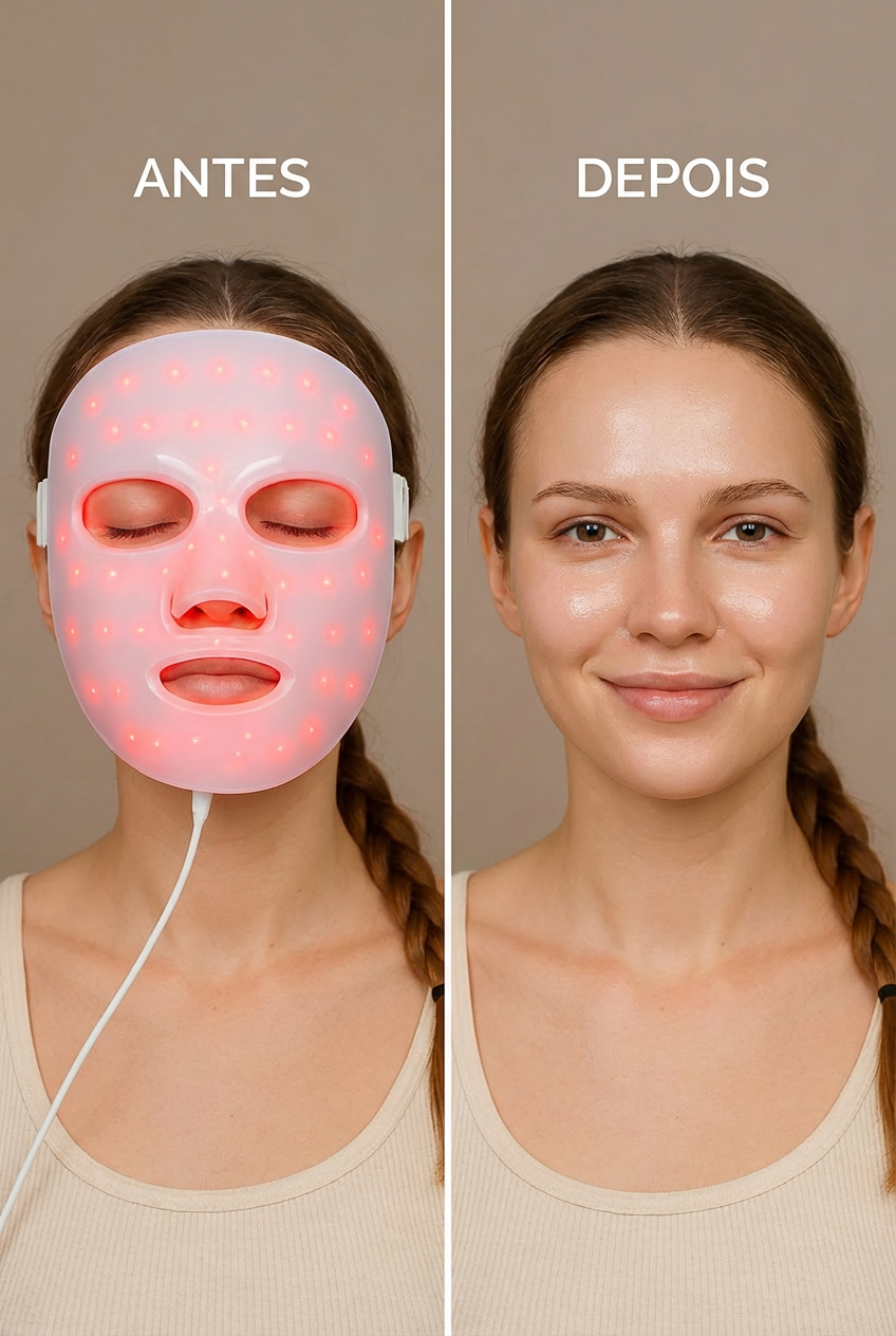 ✨Mascarilla LED de terapia💆‍♀️- La luz que transforma tu piel 💫