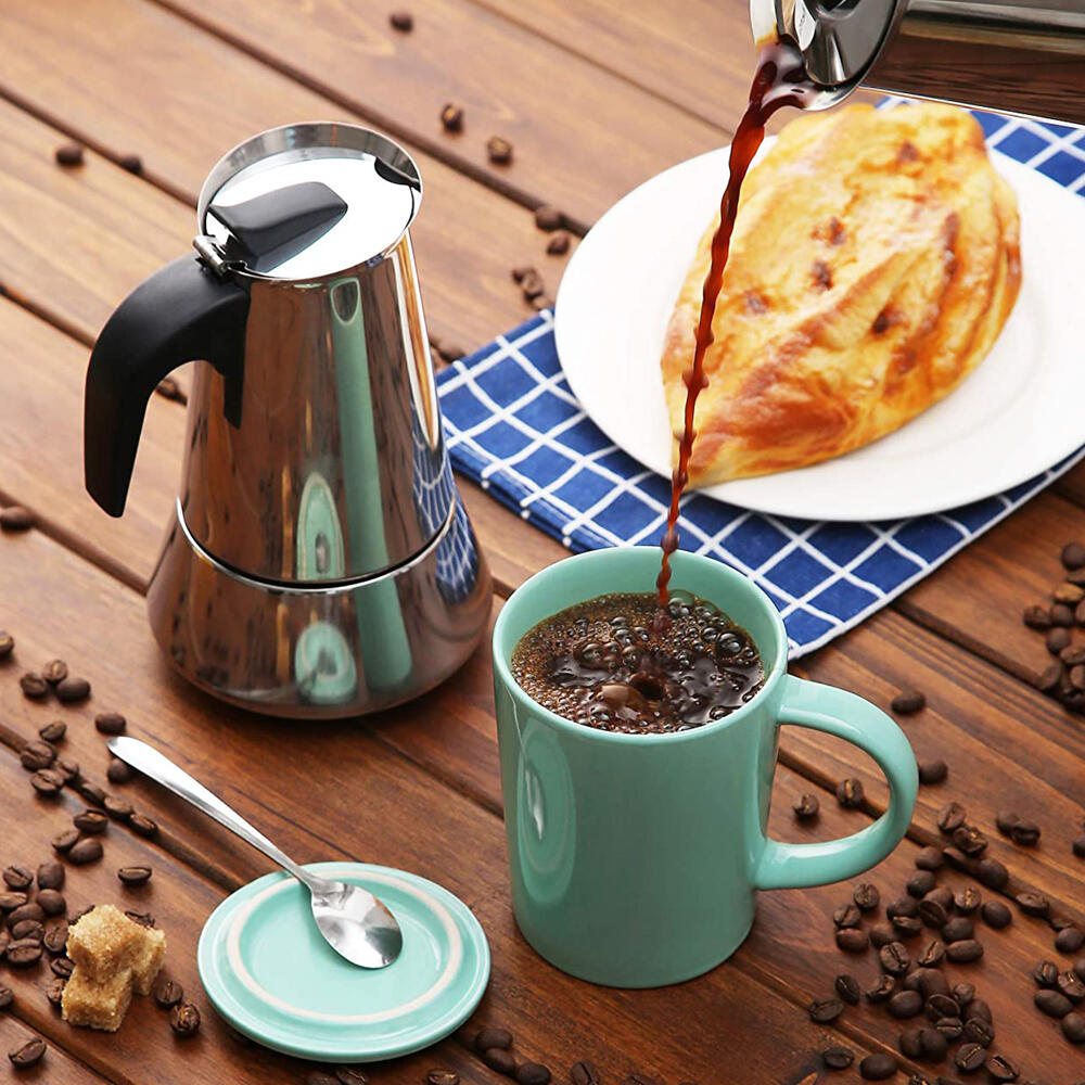 Cafetera italiana con capacidad para 12 tazas | 600 ml (6 tazas)